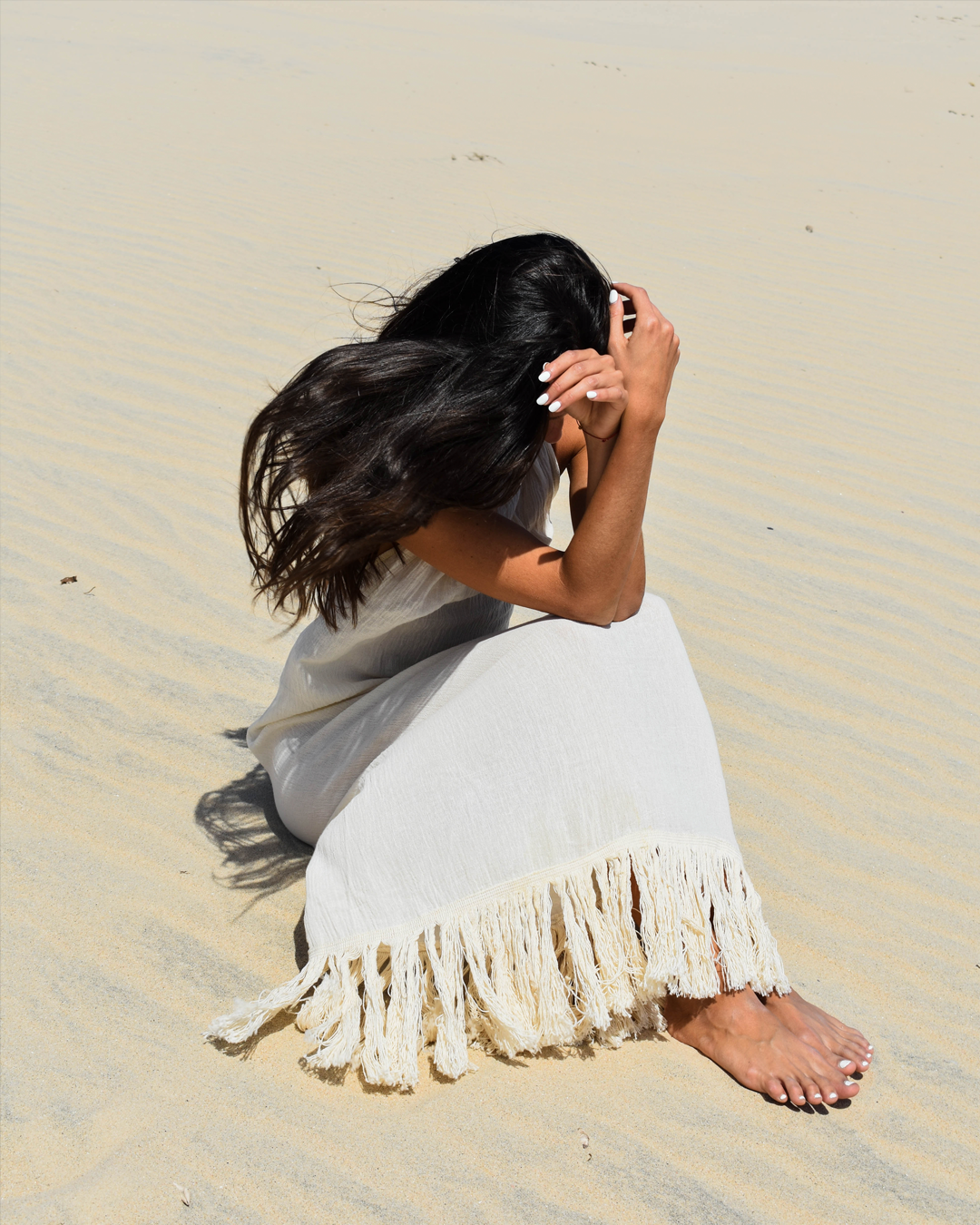 Carlota Dress Beige
